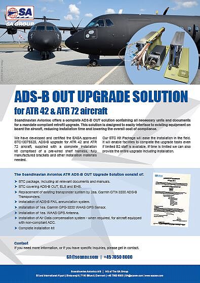 ADS-B Out for ATR42/72 - 