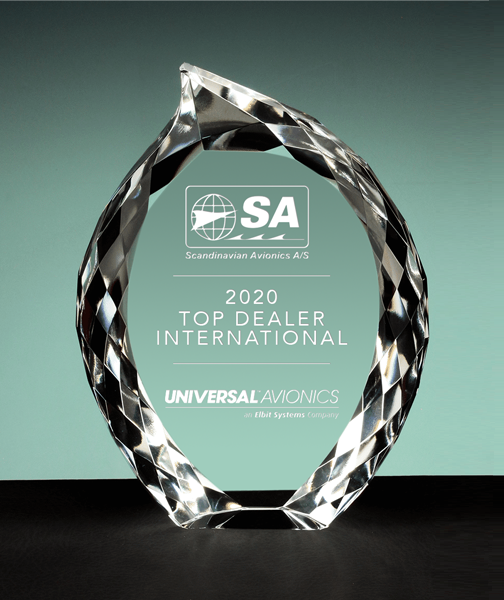 Universal Avionics; Top Dealer; Award; 2020